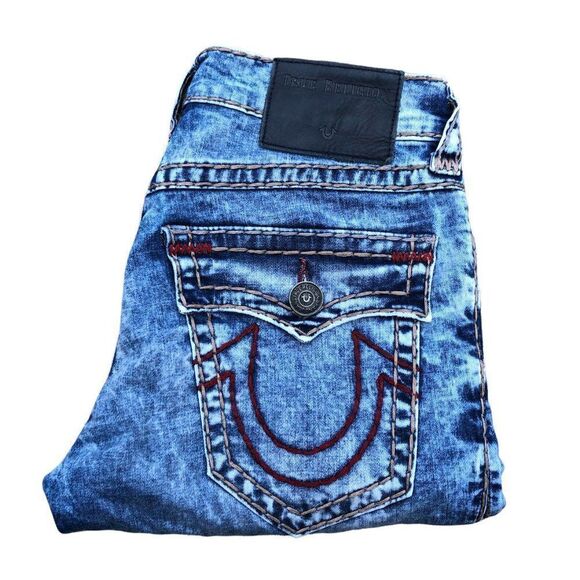 True Religion Jeans Size 29 RICKY SUPER T Blue - Picture 1 of 13